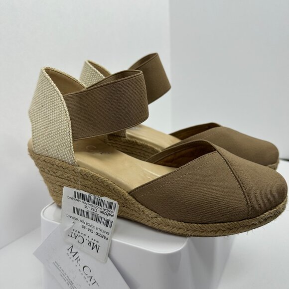 Brown Espadrille Wedge Sandals - Picture 5 of 10
